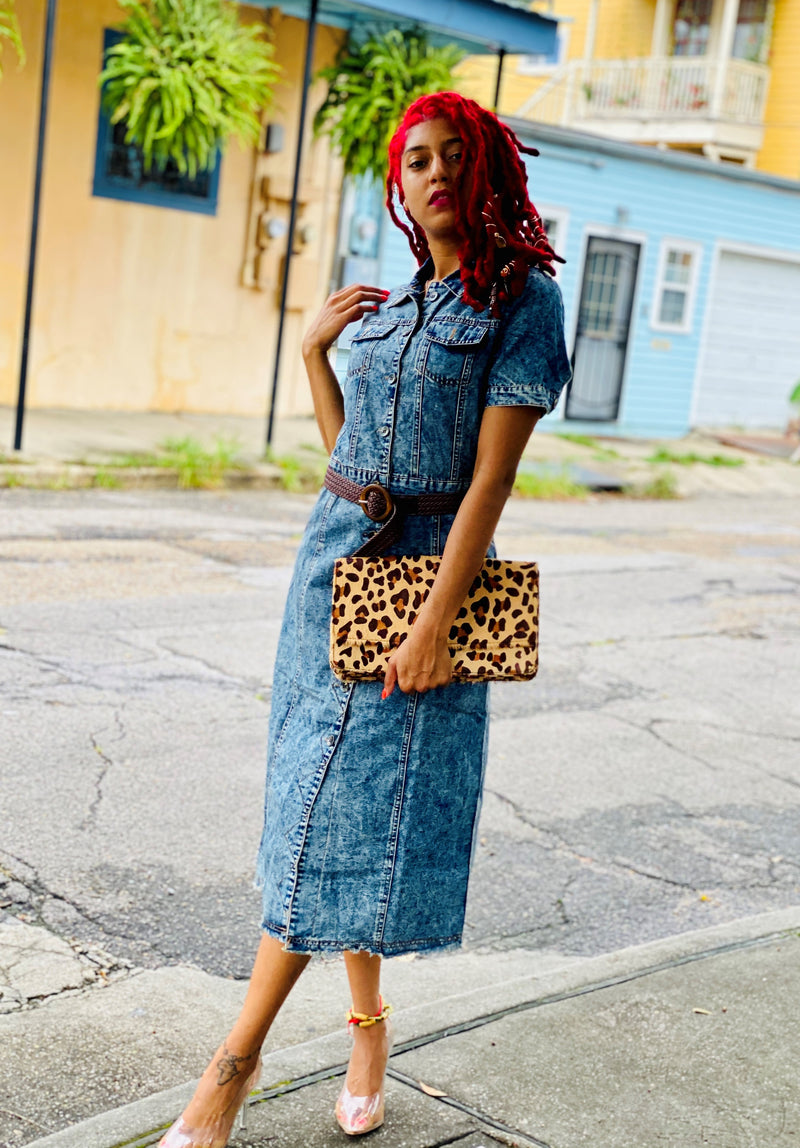 Timeless Vintage Denim Dress XLarge Timeless Vintage Denim Dress XLarge