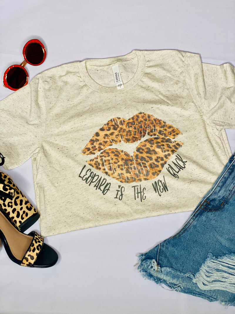 LEOPARD IS THE NEW BLACK TEE