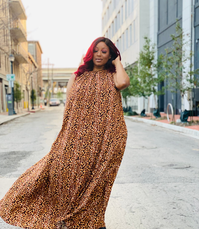 HEART OF THE CITY LEOPARD MAXI